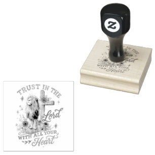 Trust In The Lord...  Rubber Stamp