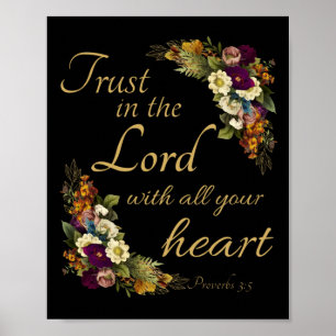 Trust in the LORD with All Your Heart for Women Poster