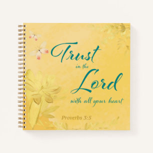 Trust in the Lord Writing Journal Notebook