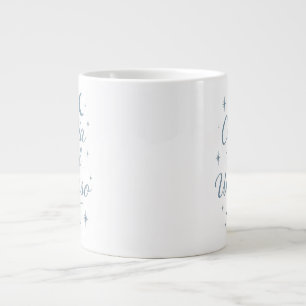 Trust in the Universe ✨   Celestial Silver Design Large Coffee Mug