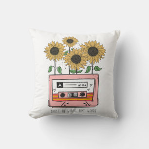 Trust In Vibes Not Words Cushion