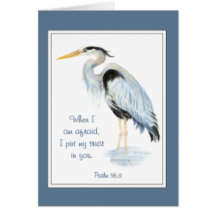 Trust in YOu Bible Inspirational Quote Heron