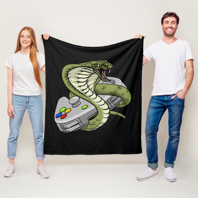 Trust Me I Am A Gamer Fleece Blanket (In Situ)