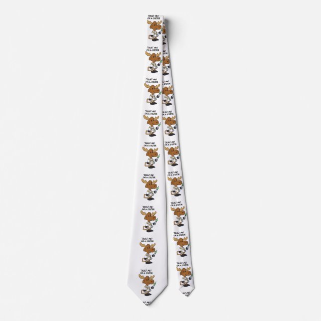 Trust me! i´m á doctor | choose background colour tie (Front)