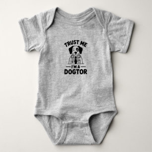 Trust Me I’m a Dogtor Baby Bodysuit