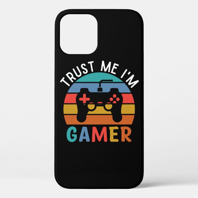 Trust Me Iam A Gamer, Funny Gamer Quote Case-Mate iPhone Case (Back)