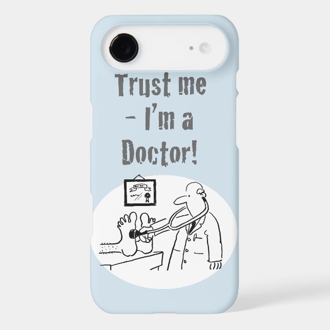 Trust Me - I'm a Doctor! Funny Cartoon (Back)