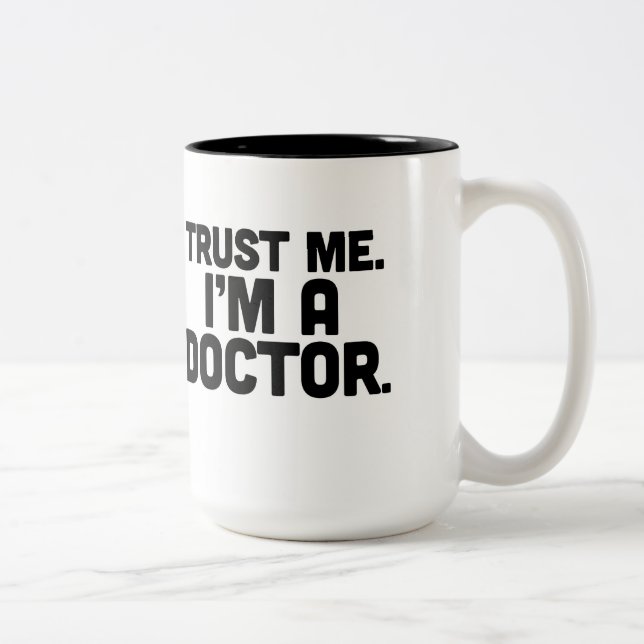 Trust Me, I'm a Doctor Mug (Right)