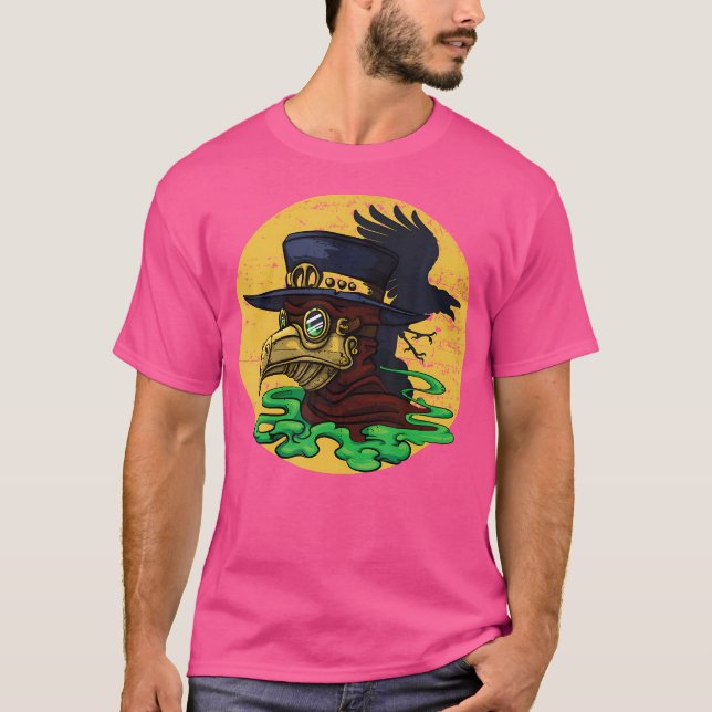 Trust Me I'M A Doctor Steampunk Plague Doctor T-Shirt (Front)