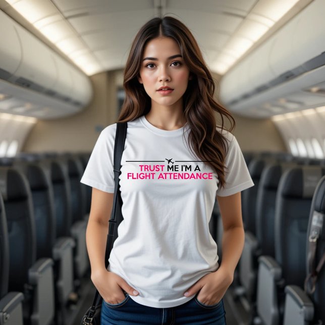 TRUST ME I'M A FLIGHT ATTENDANCE Tri-Blend SHIRT (Creator Uploaded)
