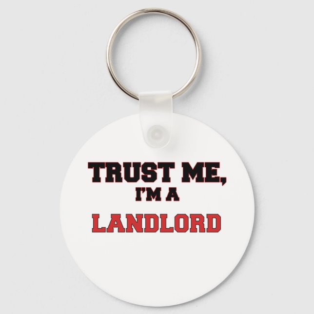 Trust Me I'm a My Landlord Key Ring (Front)