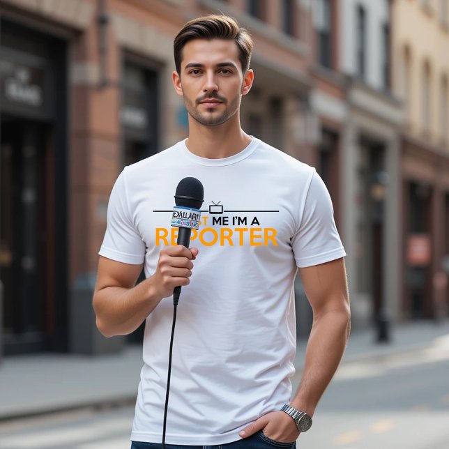 TRUST ME I'M A REPORTER T-Shirt (Creator Uploaded)