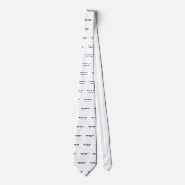 Trust Me I'm a Solicitor Tie (Front)