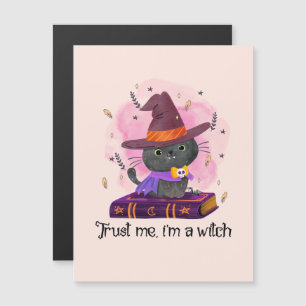Trust Me I'm A Witch – Witch Cat on Magic Book