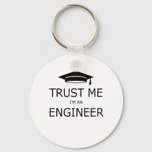 Trust me I'm an to engineer (mortarboard) .pdf Key Ring