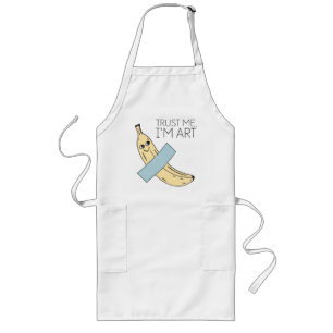 Trust Me I'm Art, Banana with Tape  Long Apron