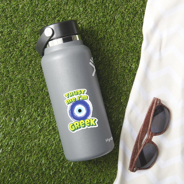 Trust Me I'm Greek Evil Eye (HydroFlask Insitu)