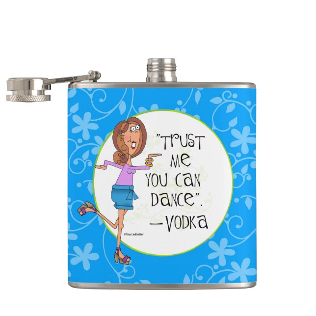 Trust me you can dance -Vodka Hip Flask (Opened)