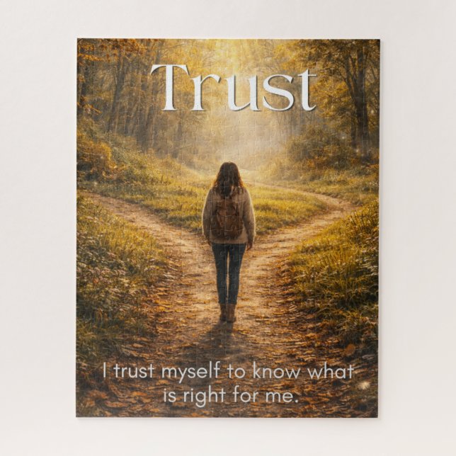 Trust - Motivational Jigsaw Puzzle Gift (Vertical)