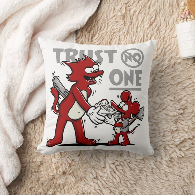 Trust No One Cushion (Blanket)