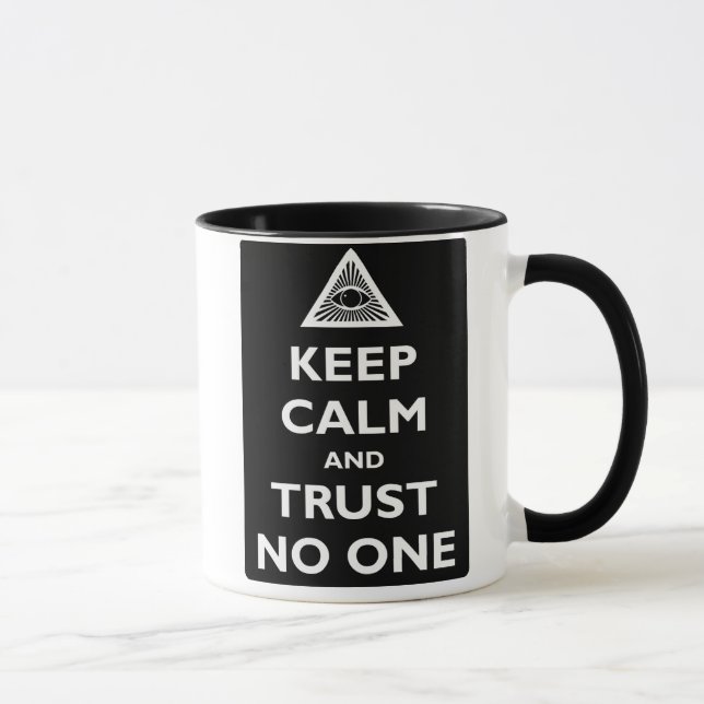 Trust No One Mug (Right)