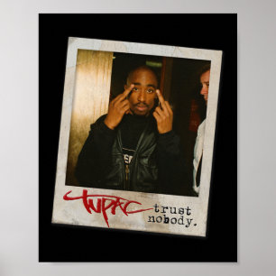 Trust Nobody Photo Short Sleeve Poster