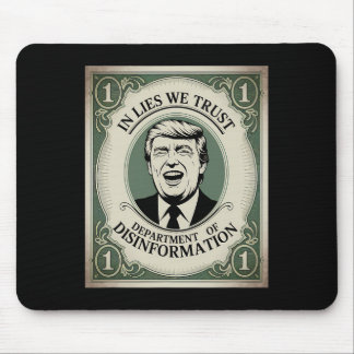 “trust Nobody” - Trump Nknote Parody _1 Mouse Pad