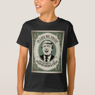 “trust Nobody” - Trump Nknote Parody _1 T-Shirt