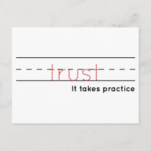 trust Practice Postcard