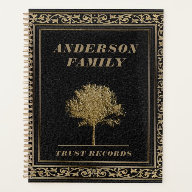 Trust Records 3 Ring Binder Planner (Front)
