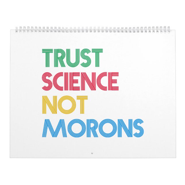 trust science Calendar (Cover)