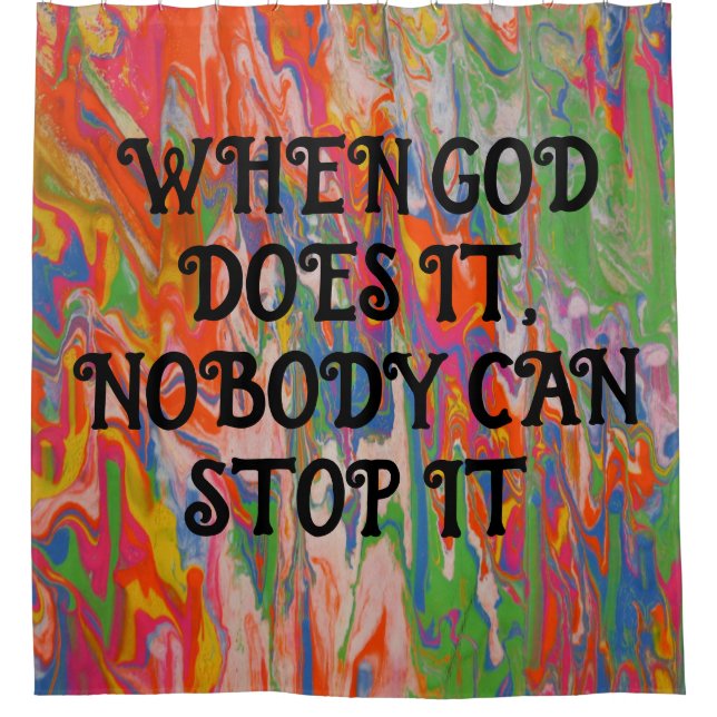 Trust Shower Curtain (Front)