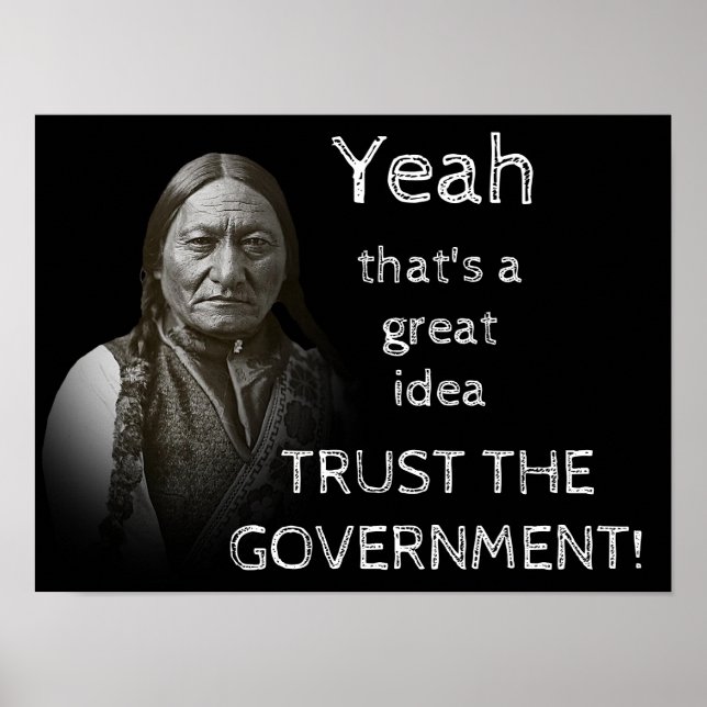 Trust The Government Poster (Front)