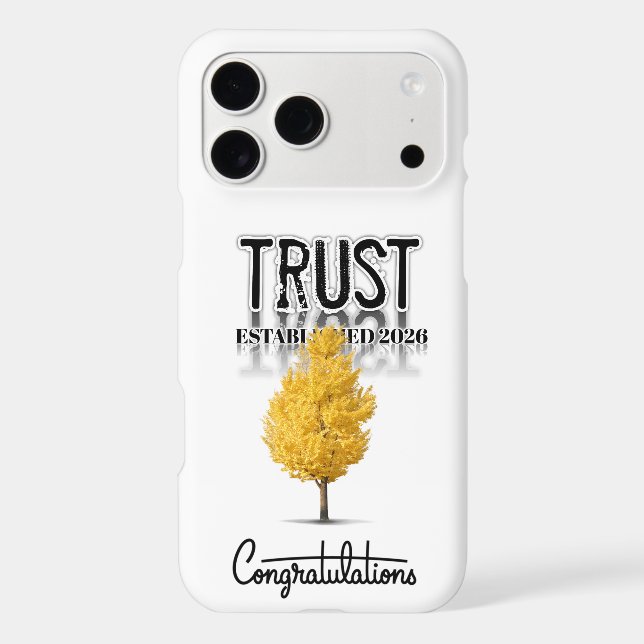 Trust The Journey iPhone 17 Pro Max Case - Motivat (Back)