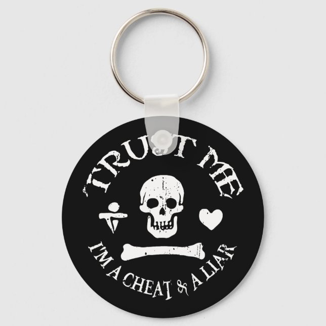 Trust the Pirate Key Ring (Front)