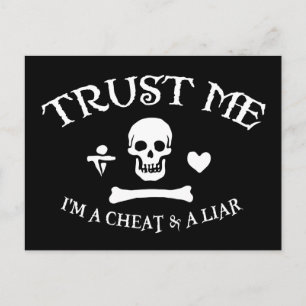 Trust the Pirate Postcard