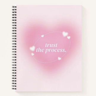 Trust the Process Aesthetic Notebook – 