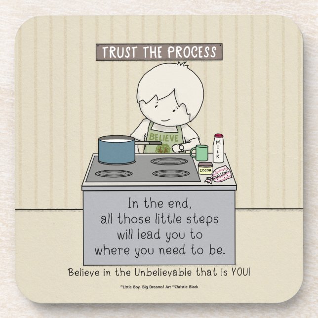 Trust the Process Coaster (Front)
