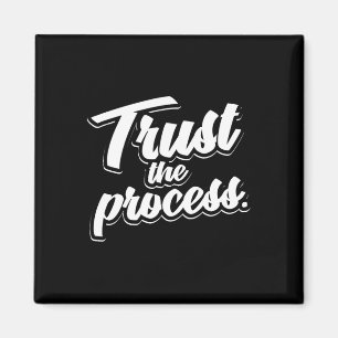 Trust The Process Motivational Quote Workout Gym  Magnet