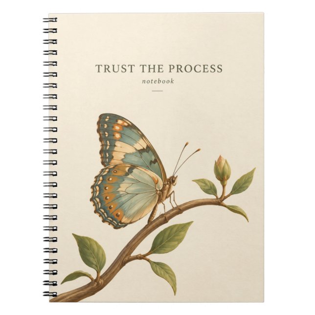 Trust the Process Spiral Notebook |  (Front)