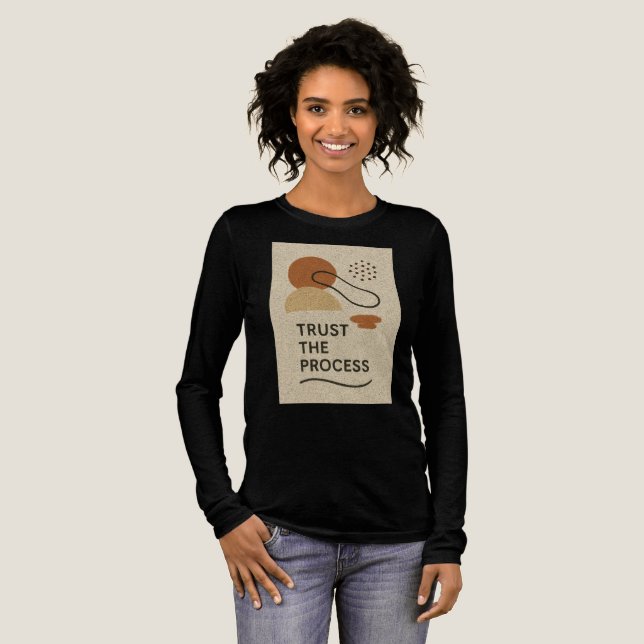  Trust the Process Tri-Blend Shirt (Full Front)