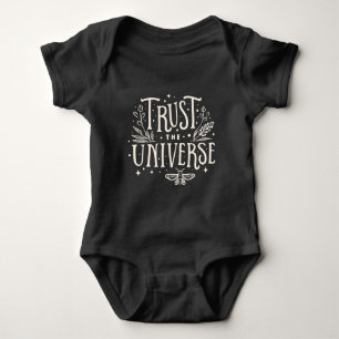 Trust the universe baby bodysuit