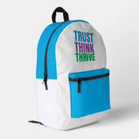 Trust Think Thrive – Motivational Quote Design
