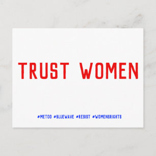 Trust Women Postcard