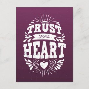 Trust Your Heart Postcard