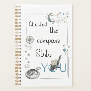 Trust Your Inner Compass. Self Care Afirmation Planner