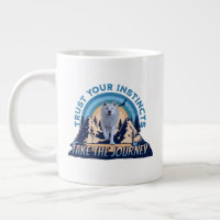 Trust Your Instincts Arctic Wolf Adventure Art