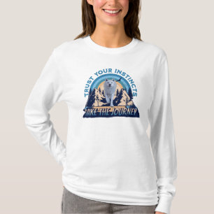 Trust Your Instincts Arctic Wolf T-Shirt