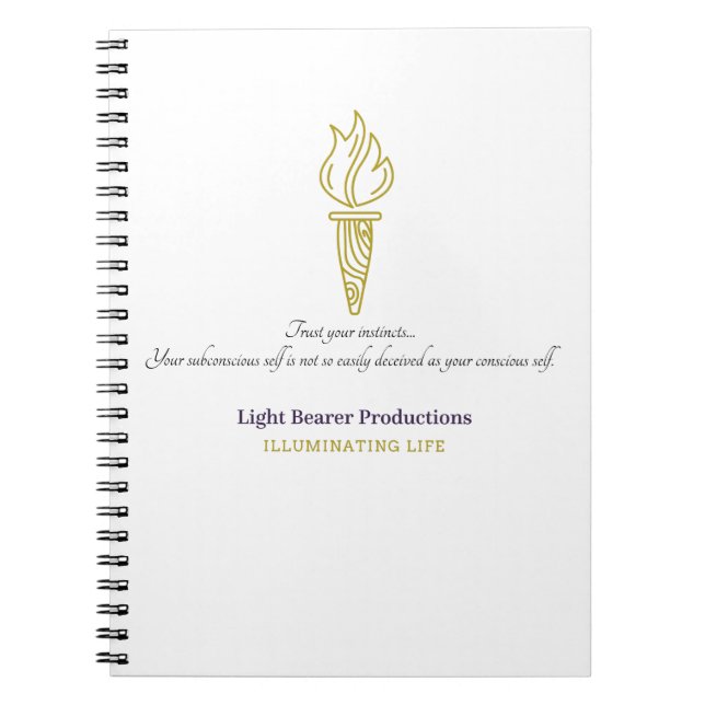 Trust your instincts... Photo Notebook (Front)