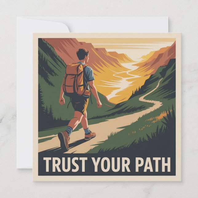 Trust Your Path Card (Front)